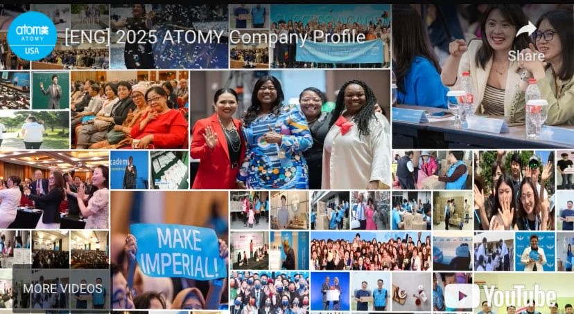 A collection of Atomy community and company-profile event moments